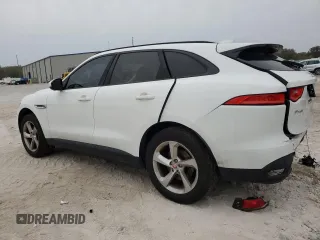 2017 Jaguar F-Pace 35t Premium with VIN SADCJ2BVXHA098074, listed as a Copart auction lot 45955405 with 132,337 mi miles and Salvage Title. Bid and sale history available at DreamBid. Image 2.