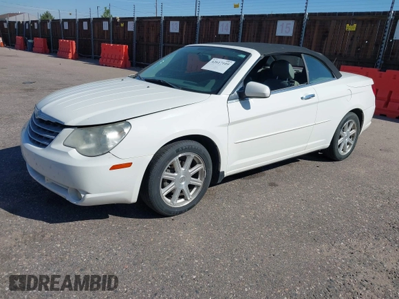 2008 Chrysler Sebring Limited with VIN 1C3LC65MX8N231008, listed as a IAAI auction lot 42617109 with 208,126 mi miles and . Bid and sale history available at DreamBid. Image 2.