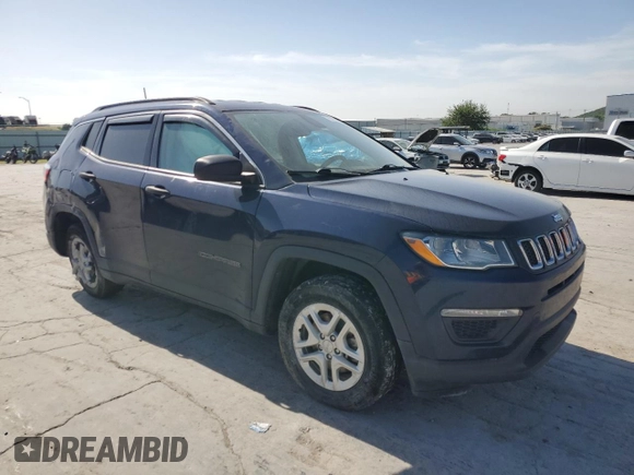 2020 Jeep Compass Sport с VIN 3C4NJCAB8LT169629, выставлен на аукционе Copart как лот 57229625 с пробегом 115 461 миль миль и Списание • Salvage title. История ставок и продаж доступна на DreamBid. Изображение 4.