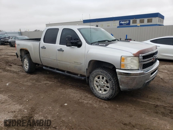 2011 Chevrolet Silverado 3500HD SRW LT with VIN 1GC4K0CG5BF228029, listed as a Copart auction lot 78067624 with 122,102 mi miles and Salvage Title. Bid and sale history available at carsss.com. Image 4.