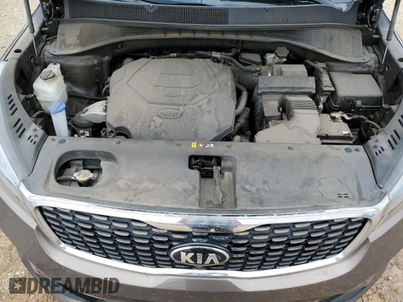 2019 Kia Sorento SX z VIN 5XYPK4A51KG591866, wystawiony jako Copart lot #47398695 z przebiegiem 119 126 mil mil oraz Szkoda całkowita • Salvage title. Historia ofert i sprzedaży dostępna na DreamBid. Obrazek 12.