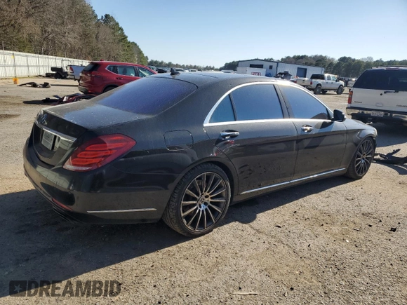 2014 Mercedes-Benz S-Class S 550 with VIN WDDUG8CB3EA034899, listed as a Copart auction lot 48773355 with 182,868 mi miles and Salvage Title. Bid and sale history available at carsss.com. Image 3.