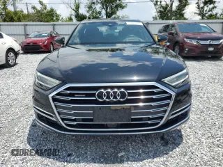 2019 Audi A8 with VIN WAU8DAF89KN011642, listed as a Copart auction lot 57915325 with 27,018 mi miles and Salvage title. Bid and sale history available at DreamBid. Image 5.