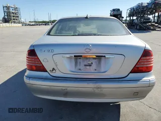 2003 Mercedes-Benz S-Class 4.3L with VIN WDBNG70J03A339034, listed as a Copart auction lot 70583504 with 104,849 mi miles and Salvage Title. Bid and sale history available at carsss.com. Image 6.