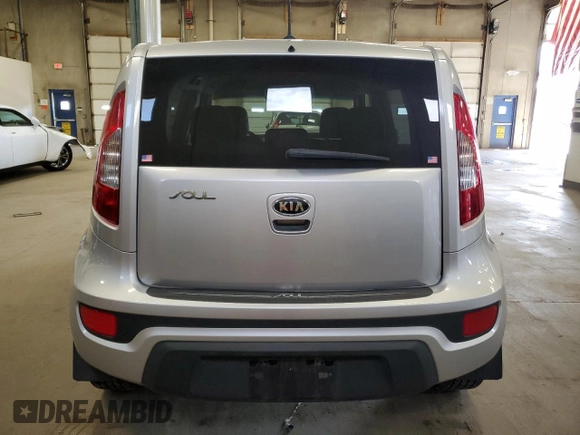 2012 Kia Soul + with VIN KNDJT2A66C7386879, listed as a Copart auction lot 54155375 with 40,043 mi miles and Salvage Title. Bid and sale history available at DreamBid. Image 6.