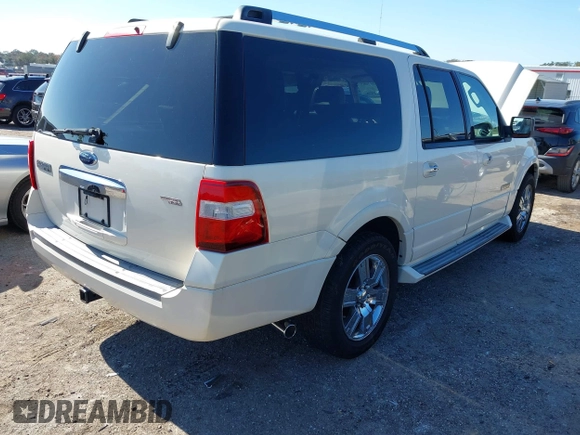 2007 Ford Expedition EL Limited with VIN 1FMFK195X7LA98810, listed as a IAAI auction lot 41347097 with 137,563 mi miles. Bid and sale history available at carsss.com. Image 4.