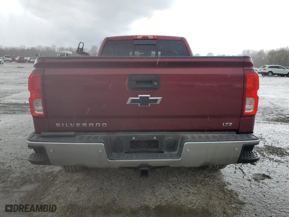 2017 Chevrolet Silverado 1500 LTZ with VIN 1GCVKSECXHZ224561, listed as a Copart auction lot 52955145 with 83,571 mi miles and Salvage Title. Bid and sale history available at carsss.com. Image 6.