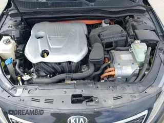 2013 Kia Optima Hybrid EX with VIN KNAGM4AD3D5057701, listed as a IAAI auction lot 42111647 with 160,426 mi miles. Bid and sale history available at carsss.com. Image 10.