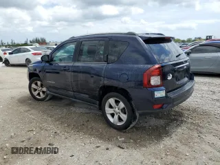2014 Jeep Compass Latitude with VIN 1C4NJCEB5ED692156, listed as a Copart auction lot 53433385 with 124,348 mi miles and Salvage Title. Bid and sale history available at carsss.com. Image 2.