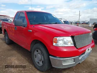 2005 Ford F-150 XL with VIN 1FTRF12515NA28484, listed as a IAAI auction lot 41812816 with 164,163 mi miles. Bid and sale history available at carsss.com. Image 1.