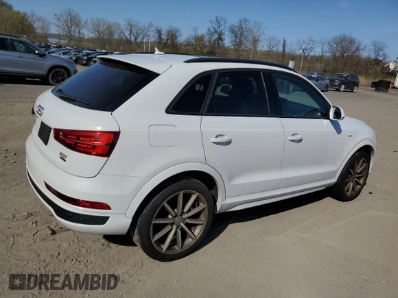 2017 Audi Q3 Prestige z VIN WA1GCCFS9HR007952, wystawiony jako Copart lot #54565915 z przebiegiem 184 197 mil mil oraz Czysty tytuł • Clean title. Historia ofert i sprzedaży dostępna na DreamBid. Obrazek 3.