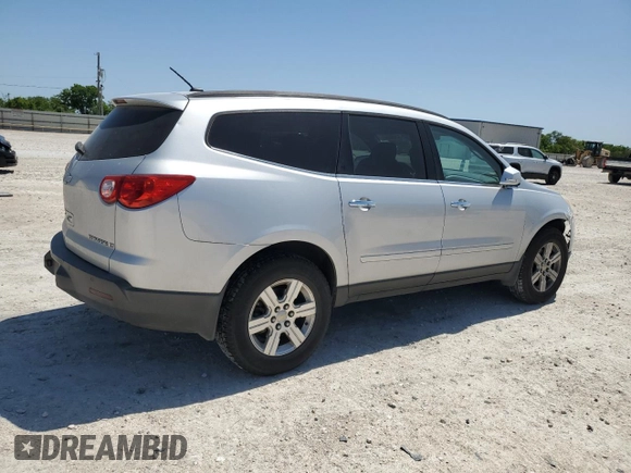 2012 Chevrolet Traverse 1LT with VIN 1GNKRGED5CJ195280, listed as a Copart auction lot 52090865 with 209,823 mi miles and Salvage Title. Bid and sale history available at DreamBid. Image 3.