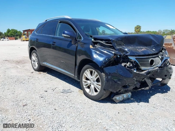2010 Lexus RX 450h with VIN JTJBC1BA2A2010818, listed as a IAAI auction lot 41900059 with NaN miles. Bid and sale history available at carsss.com. Image 1.