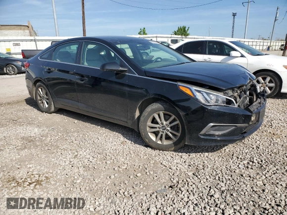 2017 Hyundai Sonata 2.4L with VIN 5NPE24AF1HH552339, listed as a Copart auction lot 53890315 with 139,850 mi miles and Salvage Title. Bid and sale history available at DreamBid. Image 4.