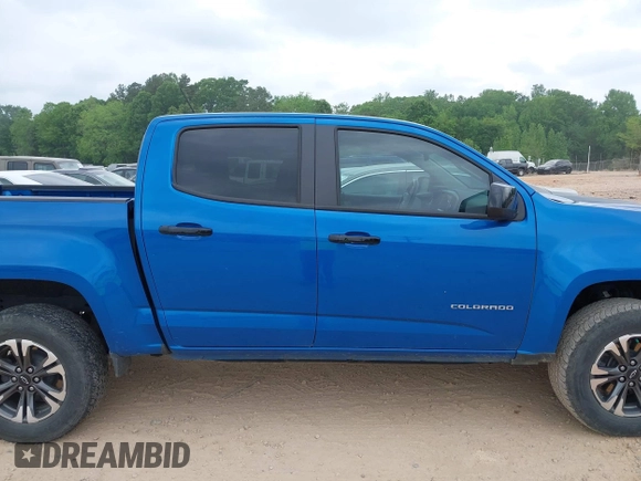 2022 Chevrolet Colorado 4WD Z71 with VIN 1GCGTDEN8N1152160, listed as a IAAI auction lot 42103617 with 43,304 mi miles and . Bid and sale history available at DreamBid. Image 13.