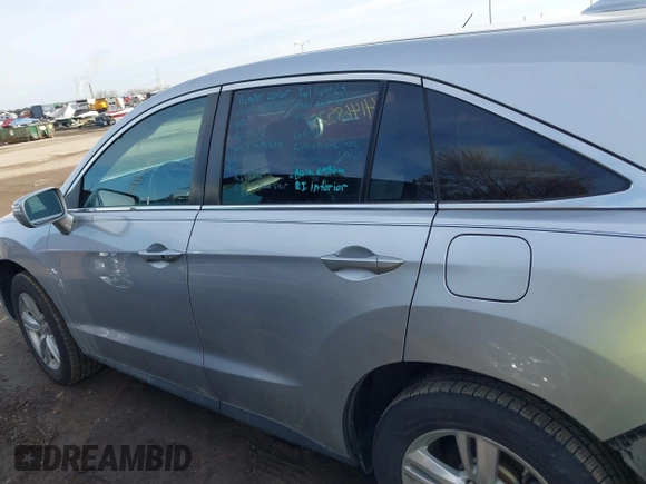 2014 Acura RDX Tech Pkg with VIN 5J8TB4H5XEL016504, listed as a IAAI auction lot 41468525 with 122,376 mi miles. Bid and sale history available at carsss.com. Image 15.