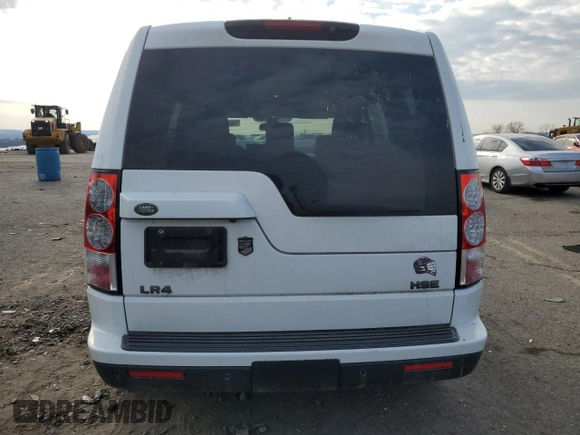 2013 Land Rover LR4 Lux with VIN SALAK2D45DA690019, listed as a Copart auction lot 47551295 with 117,598 mi miles and Salvage title. Bid and sale history available at DreamBid. Image 6.
