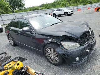 2009 Mercedes-Benz C 300 Sport with VIN WDDGF81X09F282812, listed as a Copart auction lot 60884375 with 99,782 mi miles and Salvage title. Bid and sale history available at DreamBid. Image 4.