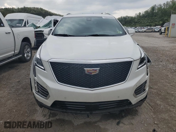 2023 Cadillac XT5 AWD Sport with VIN 1GYKNGRS4PZ176086, listed as a Copart auction lot 53955535 with 15,709 mi miles and Salvage title. Bid and sale history available at DreamBid. Image 5.