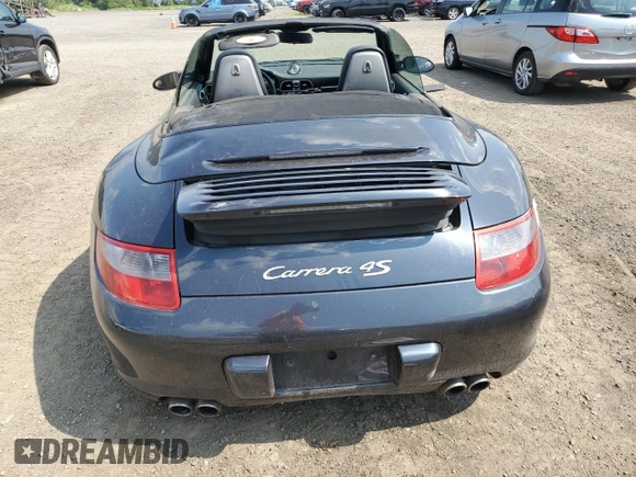 2006 Porsche 911 Carrera S with VIN WP0CB29916S769382, listed as a Copart auction lot 64796444 with 181,522 mi miles and Salvage Title. Bid and sale history available at carsss.com. Image 6.