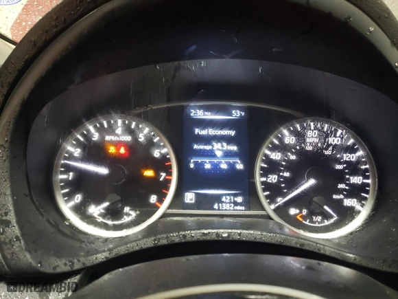 2016 Nissan Sentra SV with VIN 3N1AB7AP6GY255872, listed as a Copart auction lot 49061605 with 41,382 mi miles and Salvage Title. Bid and sale history available at carsss.com. Image 9.