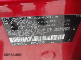 2016 Toyota RAV4 XLE с VIN 2T3RFREVXGW463378, выставлен на аукционе IAAI как лот 42024738 с пробегом 109 472 миль миль и . История ставок и продаж доступна на DreamBid. Изображение 9.