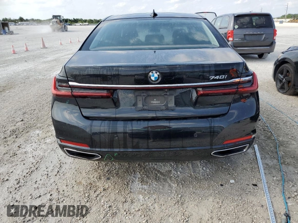 2020 BMW 7 Series 740i with VIN WBA7T2C03LGL17714, listed as a Copart auction lot 51473263 with 60,122 mi miles. Bid and sale history available at carsss.com. Image 6.