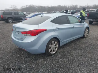 2012 Hyundai Elantra GLS with VIN KMHDH4AE5CU193394, listed as a IAAI auction lot 41835127 with 166,472 mi miles. Bid and sale history available at carsss.com. Image 4.