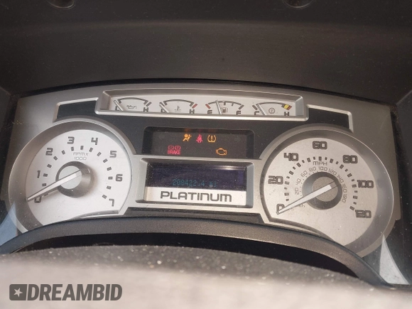 2009 Ford F-150 XL with VIN 1FTPW12V39FA96633, listed as a IAAI auction lot 41384942 with 208,422 mi miles. Bid and sale history available at carsss.com. Image 7.