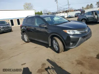 2013 Toyota RAV4 LE with VIN 2T3BFREV4DW063040, listed as a Copart auction lot 53857105 with 133,673 mi miles and Salvage Title. Bid and sale history available at carsss.com. Image 4.
