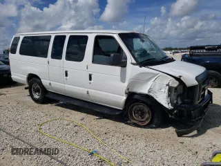 2008 Ford Econoline Passenger XL with VIN 1FBSS31L78DA02320, listed as a Copart auction lot 70076284 with Not Provided miles and Salvage Title. Bid and sale history available at DreamBid. Image 4.