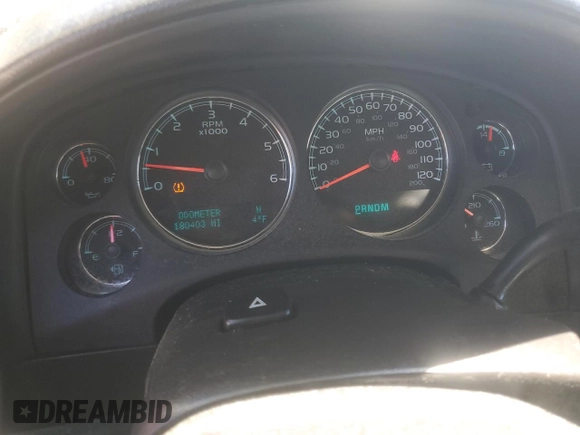 2012 Chevrolet Tahoe LS with VIN 1GNSCAE02CR319700, listed as a Copart auction lot 50321735 with 180,403 mi miles and Salvage title. Bid and sale history available at DreamBid. Image 9.