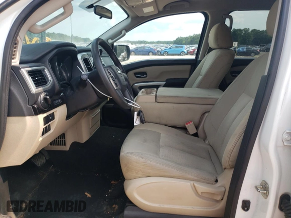 2017 Nissan Titan SV with VIN 1N6AA1EK6HN528431, listed as a Copart auction lot 59237645 with 105,940 mi miles and Salvage title. Bid and sale history available at DreamBid. Image 7.