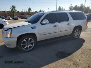 2011 Cadillac Escalade ESV Premium z VIN 1GYS4JEF5BR318513, wystawiony jako Copart lot #48792505 z przebiegiem 201 142 mil mil oraz Czysty tytuł • Clean title. Historia ofert i sprzedaży dostępna na DreamBid. Obrazek 1.