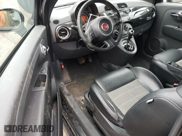 2013 FIAT 500 Sport with VIN 3C3CFFBR3DT667507, listed as a Copart auction lot 53086435 with 131,249 mi miles and Clean Title. Bid and sale history available at carsss.com. Image 8.