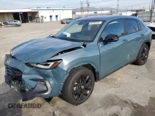 2024 Honda HR-V Sport with VIN 3CZRZ1H57RM732097, listed as a Copart auction lot 45940745 with 8,870 mi miles and Salvage Title. Bid and sale history available at DreamBid. Image 1.