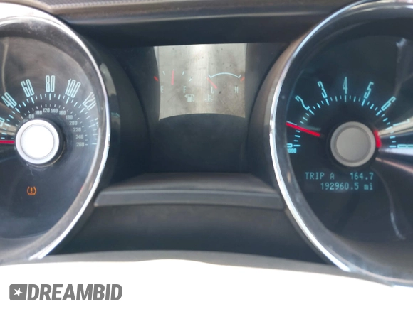 2012 Ford Mustang V6 with VIN 1ZVBP8EM3C5254496, listed as a IAAI auction lot 42211890 with 192,960 mi miles and . Bid and sale history available at DreamBid. Image 7.