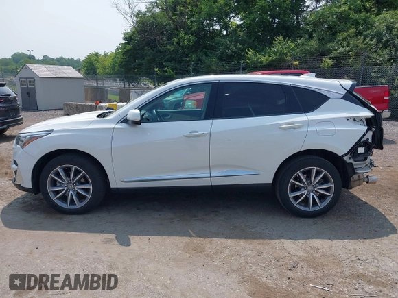 2021 Acura RDX Technology with VIN 5J8TC2H52ML041378, listed as a IAAI auction lot 42439784 with 31,975 mi miles and . Bid and sale history available at DreamBid. Image 15.