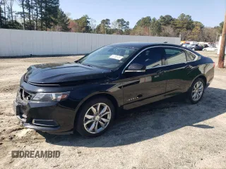 2017 Chevrolet Impala LT with VIN 2G1105S30H9160382, listed as a Copart auction lot 51758135 with 284,970 mi miles and Salvage Title. Bid and sale history available at DreamBid. Image 1.