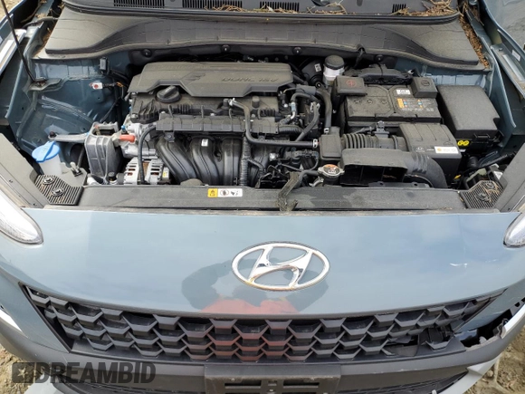 2022 Hyundai Kona SEL with VIN KM8K3CAB7NU900293, listed as a Copart auction lot 47678705 with 10,105 mi miles and Salvage Title. Bid and sale history available at carsss.com. Image 13.