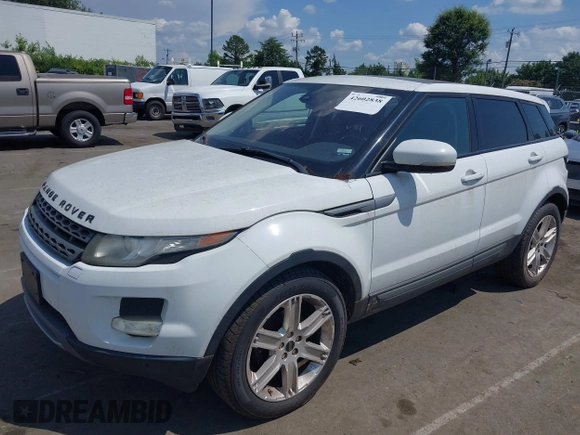 2012 Land Rover Range Rover Evoque Pure Plus with VIN SALVP2BG1CH637176, listed as a IAAI auction lot 42602838 with 128,426 mi miles and . Bid and sale history available at DreamBid. Image 2.