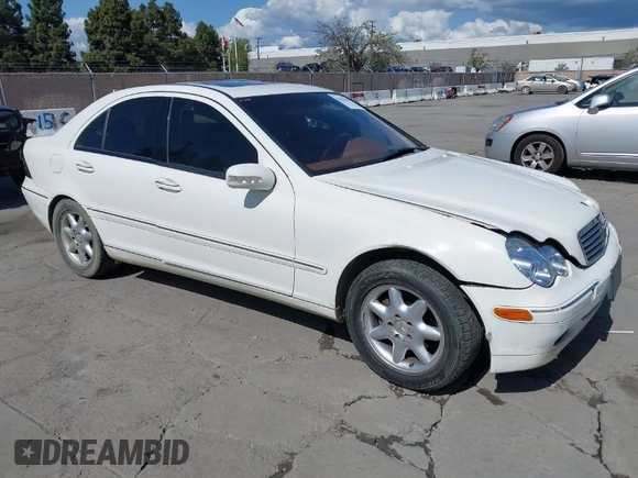 2003 Mercedes-Benz C 240 with VIN WDBRF61J93E012928, listed as a IAAI auction lot 41953644 with Not Provided miles and . Bid and sale history available at carsss.com. Image 1.