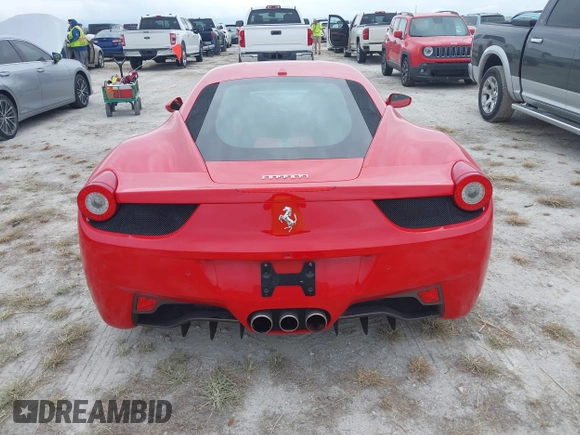 2011 Ferrari 458 Italia z VIN ZFF67NFA4B0179652, wystawiony jako IAAI lot #40499917 z przebiegiem Nie podano mil oraz . Historia ofert i sprzedaży dostępna na DreamBid. Obrazek 16.
