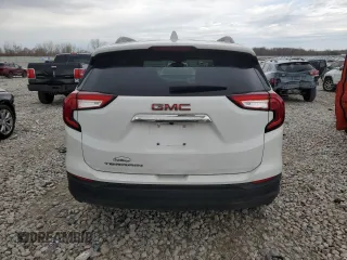2024 GMC Terrain SLE with VIN 3GKALMEG4RL332729, listed as a Copart auction lot 53540215 with 10,606 mi miles and Clean title. Bid and sale history available at DreamBid. Image 6.