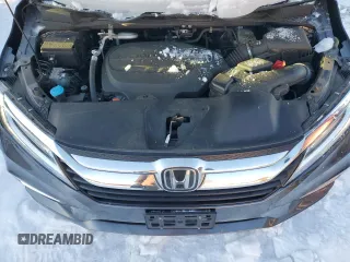 2019 Honda Odyssey Elite with VIN 5FNRL6H93KB114051, listed as a Copart auction lot 41636175 with 86,853 mi miles and Salvage Title. Bid and sale history available at DreamBid. Image 12.