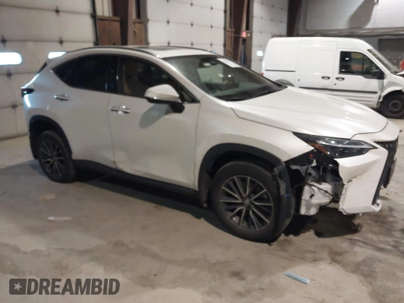 2024 Lexus NX with VIN 2T2AGCEZ0RC034530, listed as a IAAI auction lot 41321737 with 41,875 mi miles. Bid and sale history available at carsss.com. Image 1.