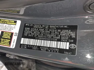 2025 Toyota Camry LE с VIN 4T1DBADK6SU517338, выставлен на аукционе IAAI как лот 42006121 с пробегом 13 200 миль миль и . История ставок и продаж доступна на DreamBid. Изображение 9.