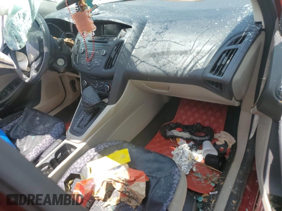 2016 Ford Focus SE with VIN 1FADP3F20GL249260, listed as a Copart auction lot 57315955 with 108,448 mi miles and Salvage title. Bid and sale history available at DreamBid. Image 8.