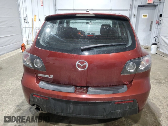 2009 Mazda 3 S Touring with VIN JM1BK344991239524, listed as a Copart auction lot 47602675 with 124,758 mi miles and Salvage Title. Bid and sale history available at DreamBid. Image 6.