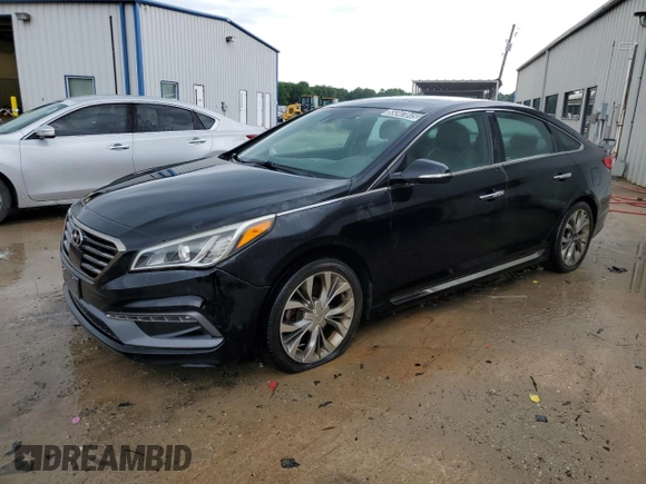 2015 Hyundai Sonata Sport with VIN 5NPE34AB7FH117090, listed as a Copart auction lot 55347845 with 131,090 mi miles and Clean Title. Bid and sale history available at carsss.com. Image 1.